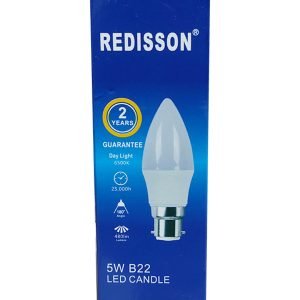 5W LED Candle Bulb B22 (Redisson)