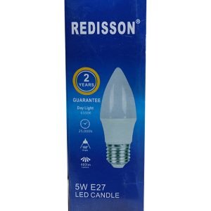 5W LED Candle Bulb E27 (Redisson)